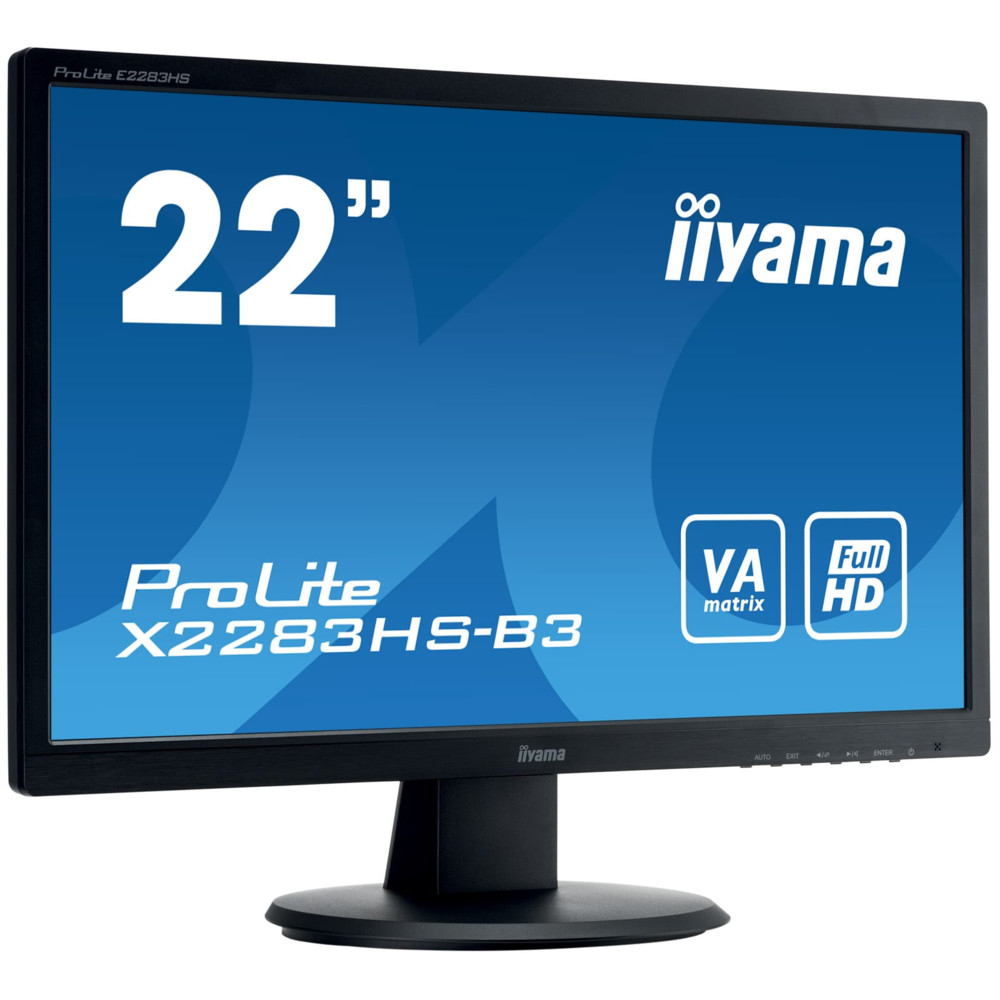Монитор IIYAMA PROLITE X2283HS-B3 21.5 ", VA, Full HD 1920x1080 (16:9) - миниатюра 2
