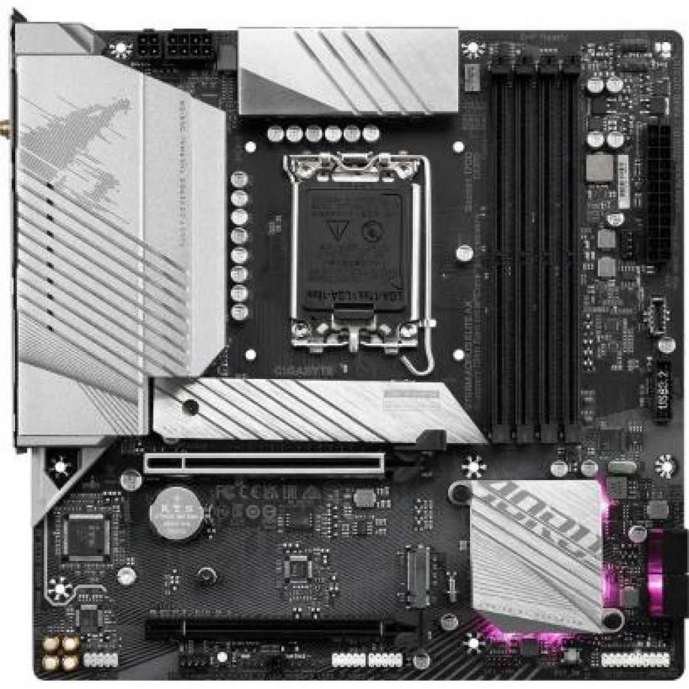 Материнская плата Gigabyte B760M AORUS ELITE AX B760M AORUS ELITE AX 1.3 Micro-ATX, LGA 1700 - миниатюра 5
