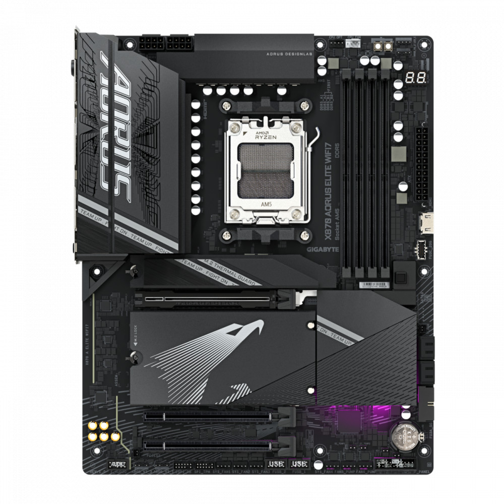 Материнская плата Gigabyte X870 A ELITE WIFI7 ATX, AMD AM5 - миниатюра 7