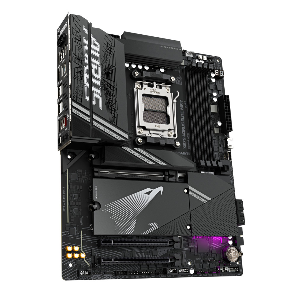 Материнская плата Gigabyte X870 A ELITE WIFI7 ATX, AMD AM5 - миниатюра 8