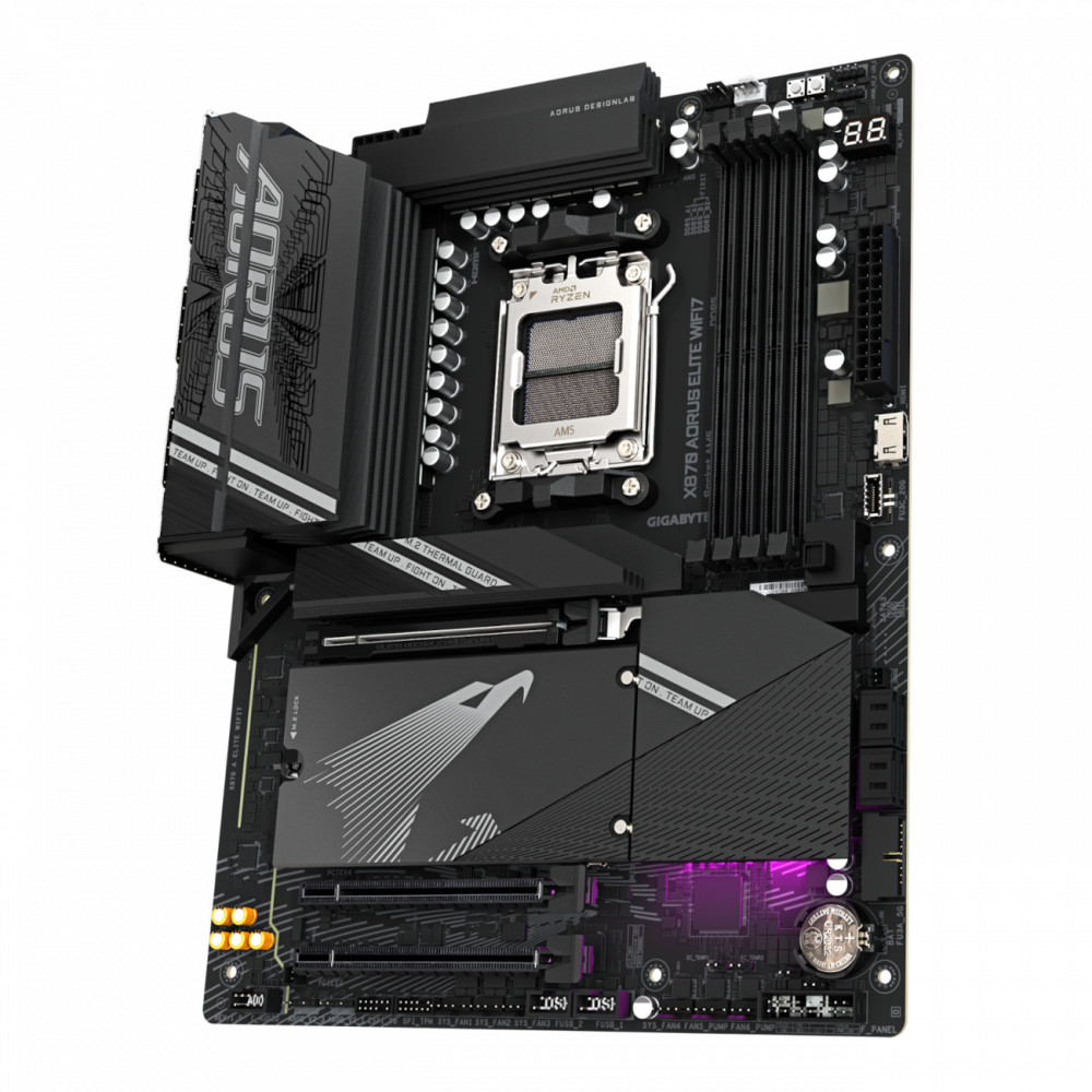 Материнская плата Gigabyte X870 A ELITE WIFI7 ATX, AMD AM5 - миниатюра 9