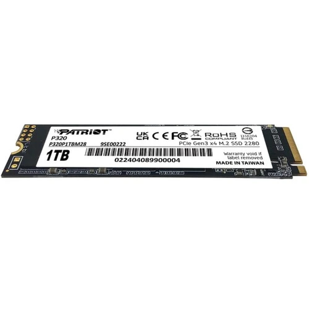 Жесткий диск Patriot P320 P320P1TBM28 SSD (твердотельные), 1 ТБ, M.2, PCIe - миниатюра 7