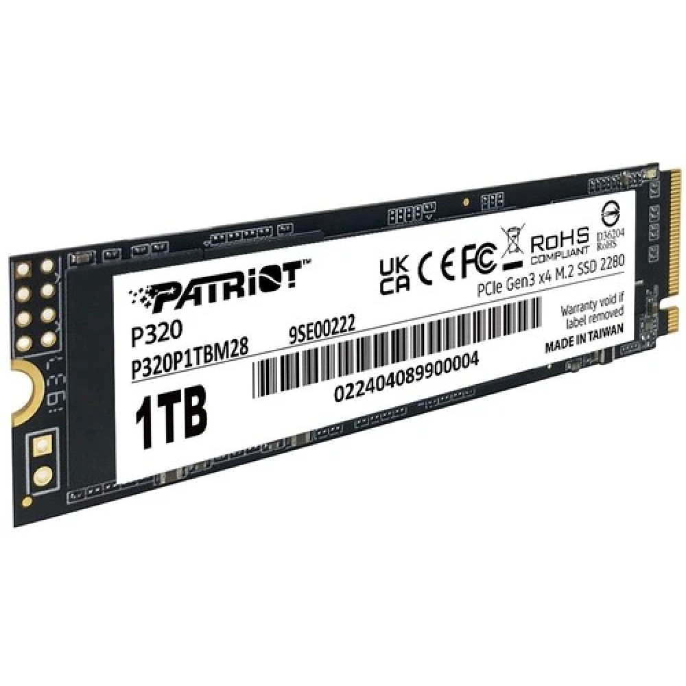 Жесткий диск Patriot P320 P320P1TBM28 SSD (твердотельные), 1 ТБ, M.2, PCIe - миниатюра 6