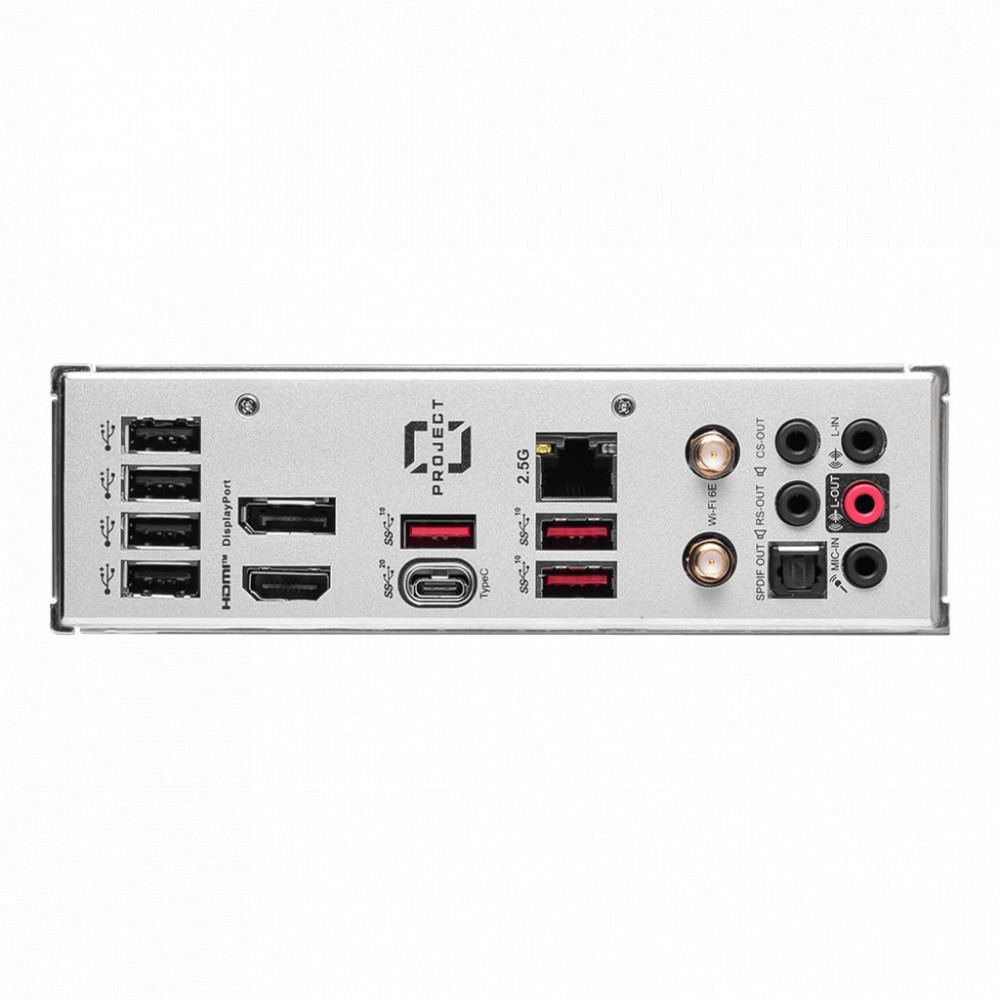 Материнская плата MSI B760M PROJECT ZERO Micro-ATX, LGA 1700 - миниатюра 6