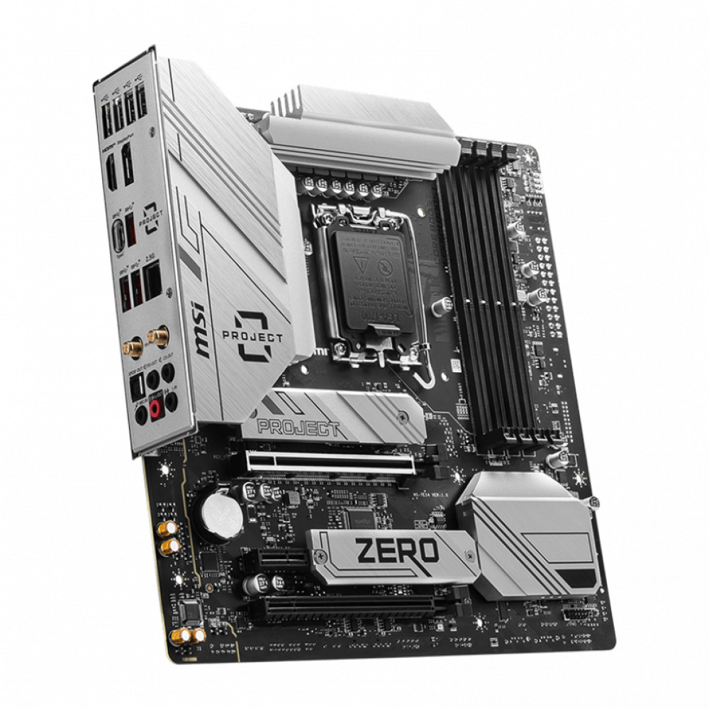 Материнская плата MSI B760M PROJECT ZERO Micro-ATX, LGA 1700 - миниатюра 5