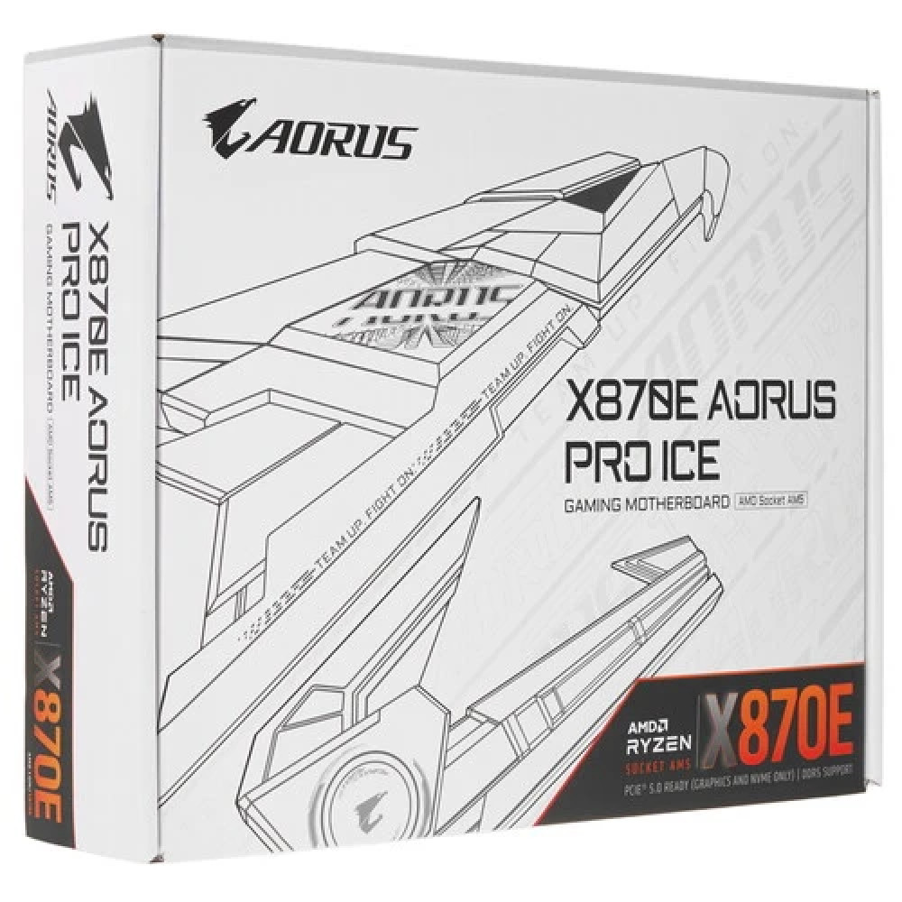 Материнская плата Gigabyte X870E AORUS PRO ICE ATX, AMD AM5 - миниатюра 10