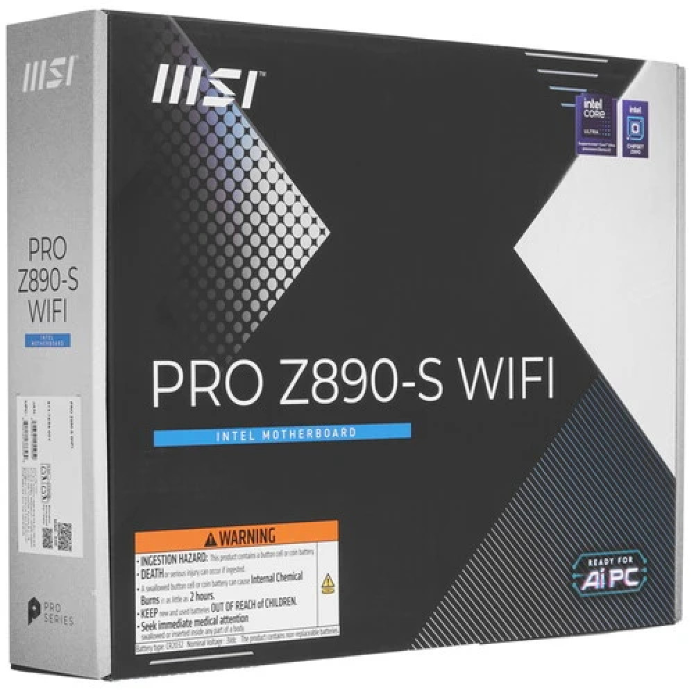 Материнская плата MSI PRO Z890-S WIFI ATX, LGA 1851 - миниатюра 10