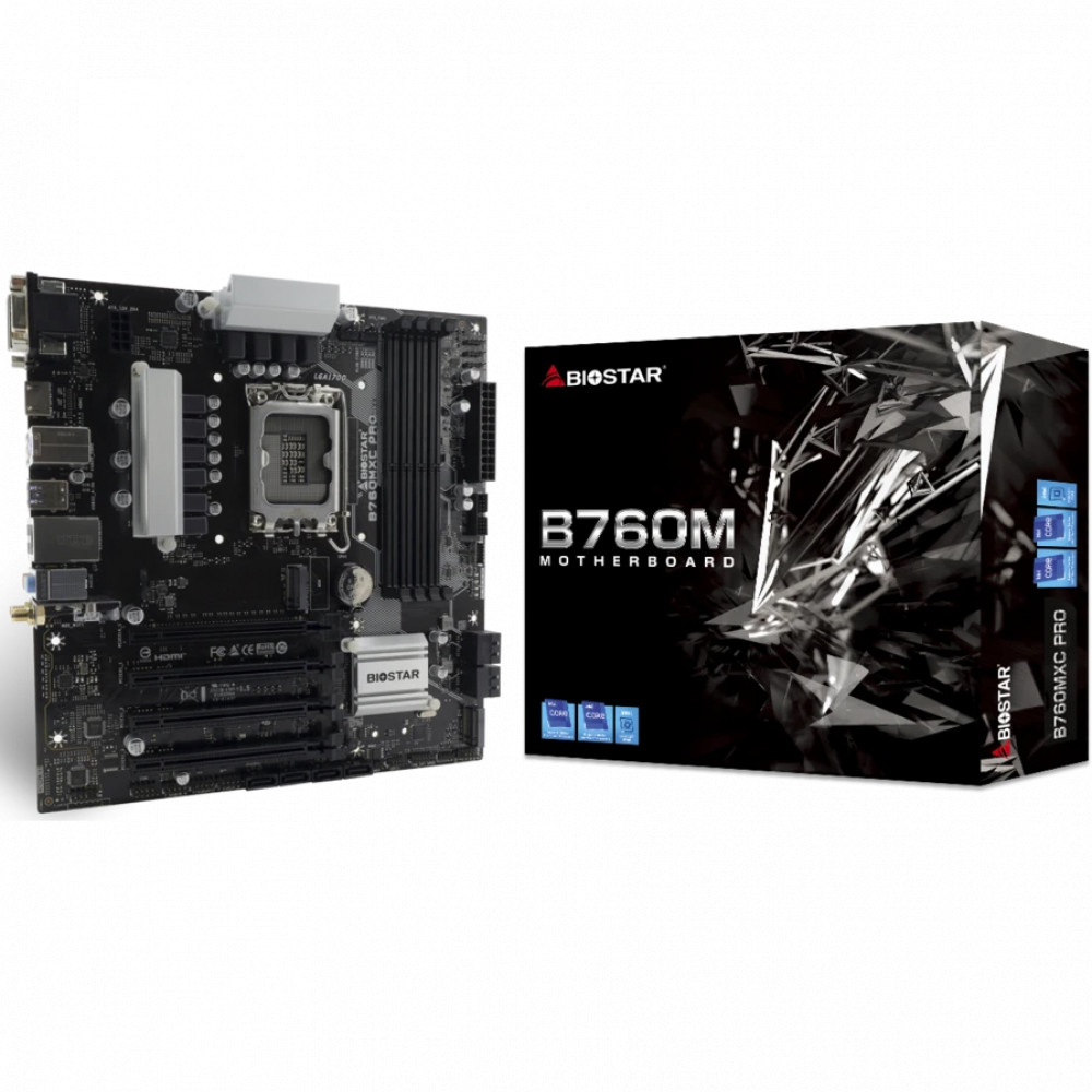 Материнская плата BIOSTAR B760MXC PRO Micro-ATX, LGA 1700 - миниатюра 8
