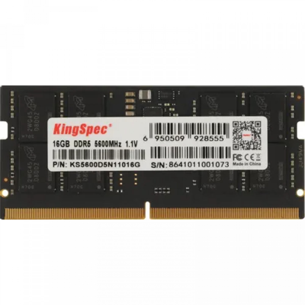 ОЗУ KingSpec KS5600D5N11016G SO-DIMM, DDR5, 16 Гб, 5600 МГц - миниатюра 2