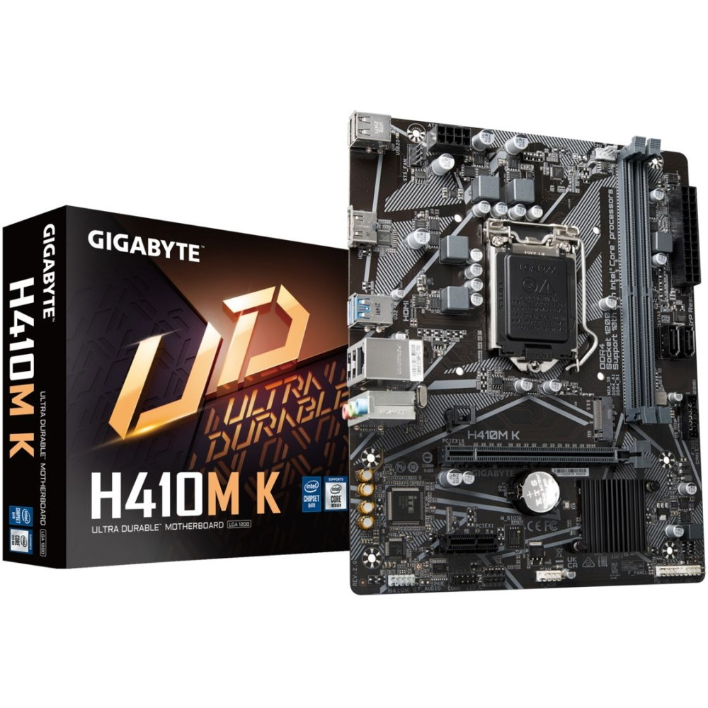 Материнская плата Gigabyte H410M K 2.0, RTL Micro-ATX, LGA 1200 - миниатюра 4