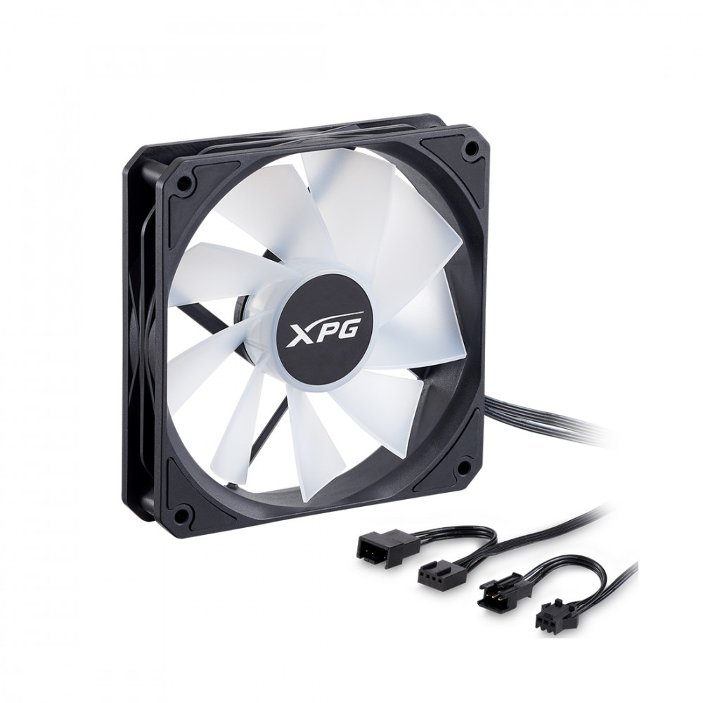 Система охлаждения XPG Ventor 120 ARGB VENTOR120ARGBPWM3C-BKCWW Для системного блока - миниатюра 4