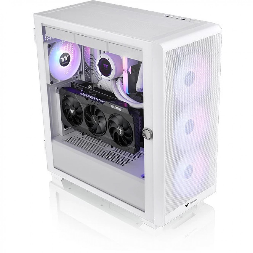 Корпус Thermaltake S250 TG ARGB Snow CA-1Y6-00M6WN-00 Mid-Tower - миниатюра 7