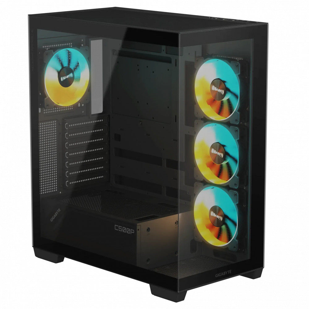Корпус Gigabyte C500 PANORAMIC STEALTH GB-C500P ST Mid-Tower - миниатюра 10