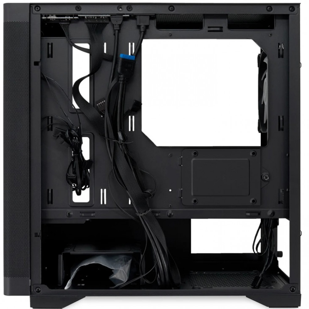 Корпус HSPD M320-TGBK-ARGB Black Mini-Tower - миниатюра 11