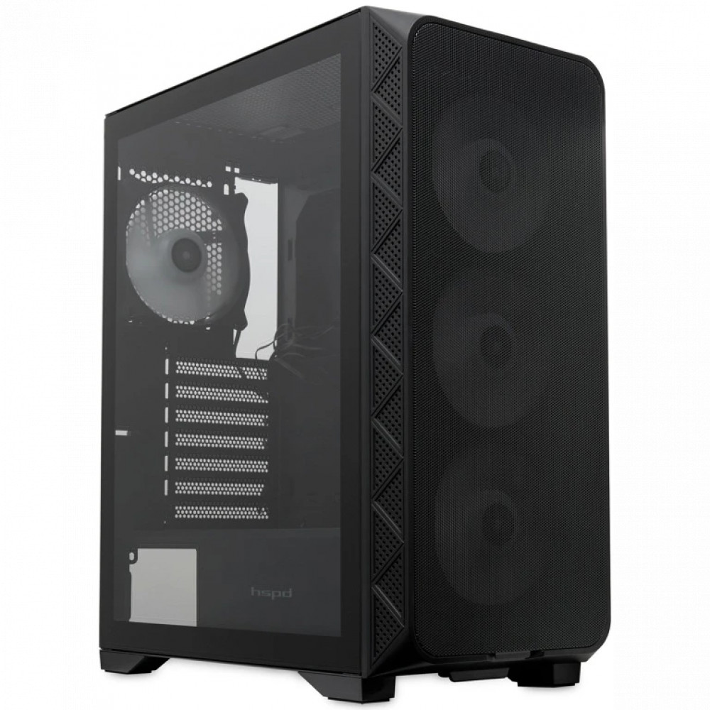 Корпус HSPD M521-TGBK-ARGB Mid-Tower - миниатюра 7