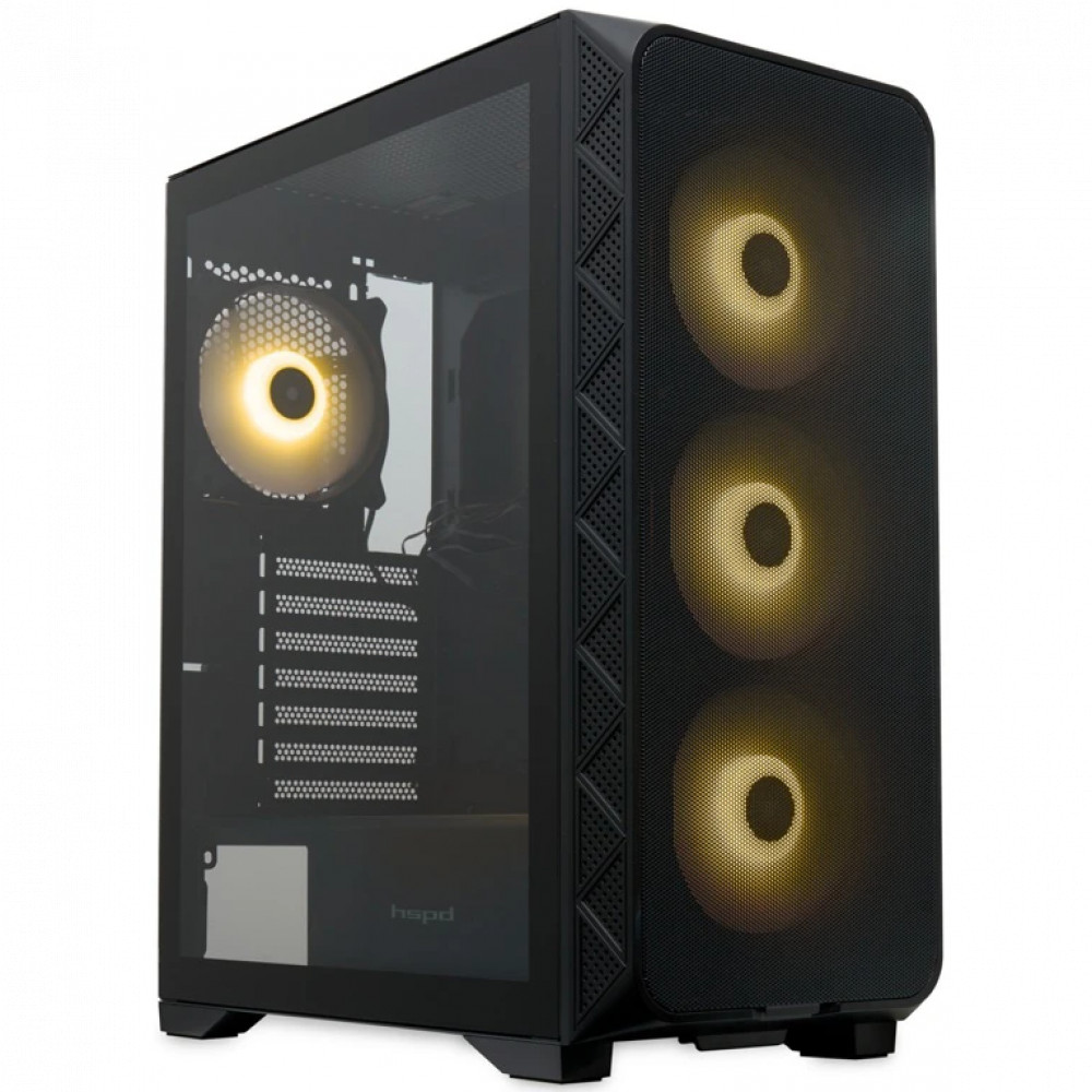 Корпус HSPD M521-TGBK-ARGB Mid-Tower - миниатюра 6