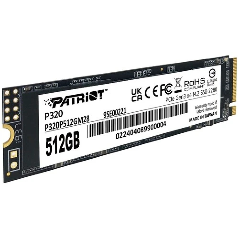 Жесткий диск Patriot P320 P320P512GM28 SSD (твердотельные), 512 ГБ, M.2, PCIe - миниатюра 6