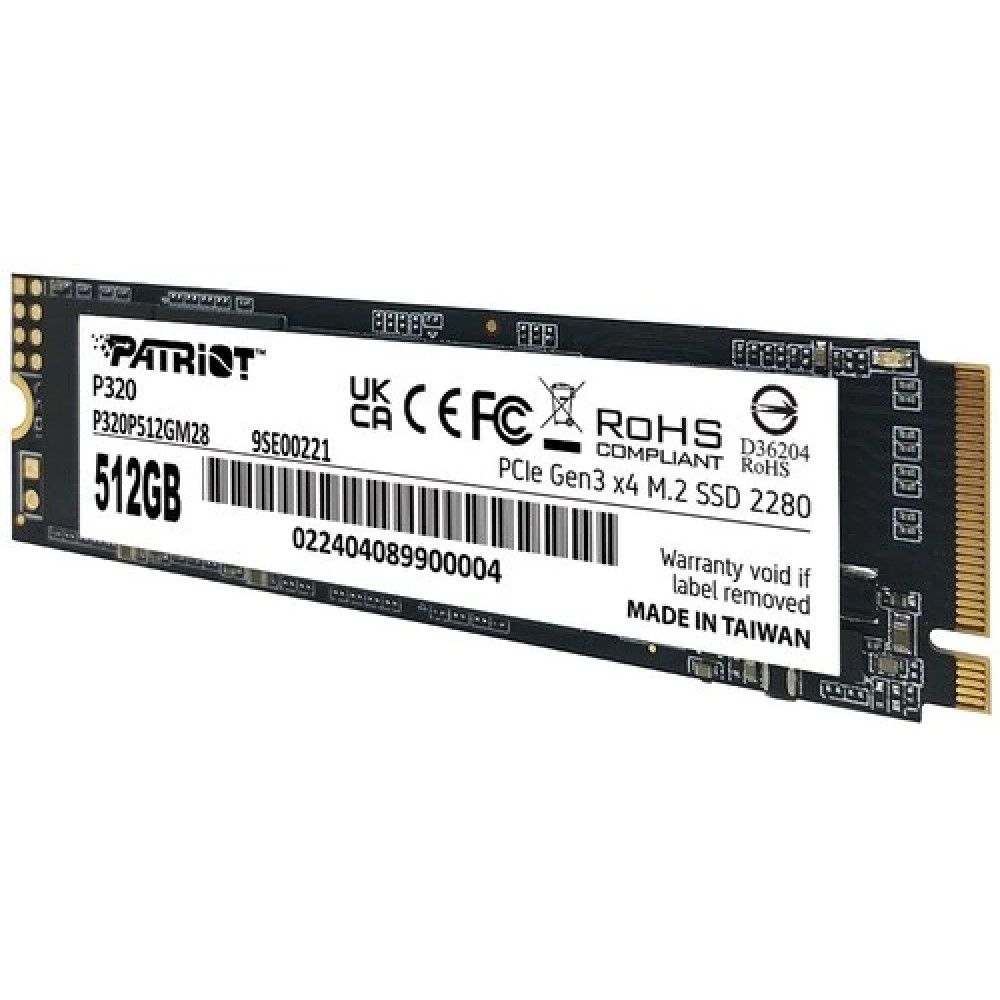 Жесткий диск Patriot P320 P320P512GM28 SSD (твердотельные), 512 ГБ, M.2, PCIe - миниатюра 8