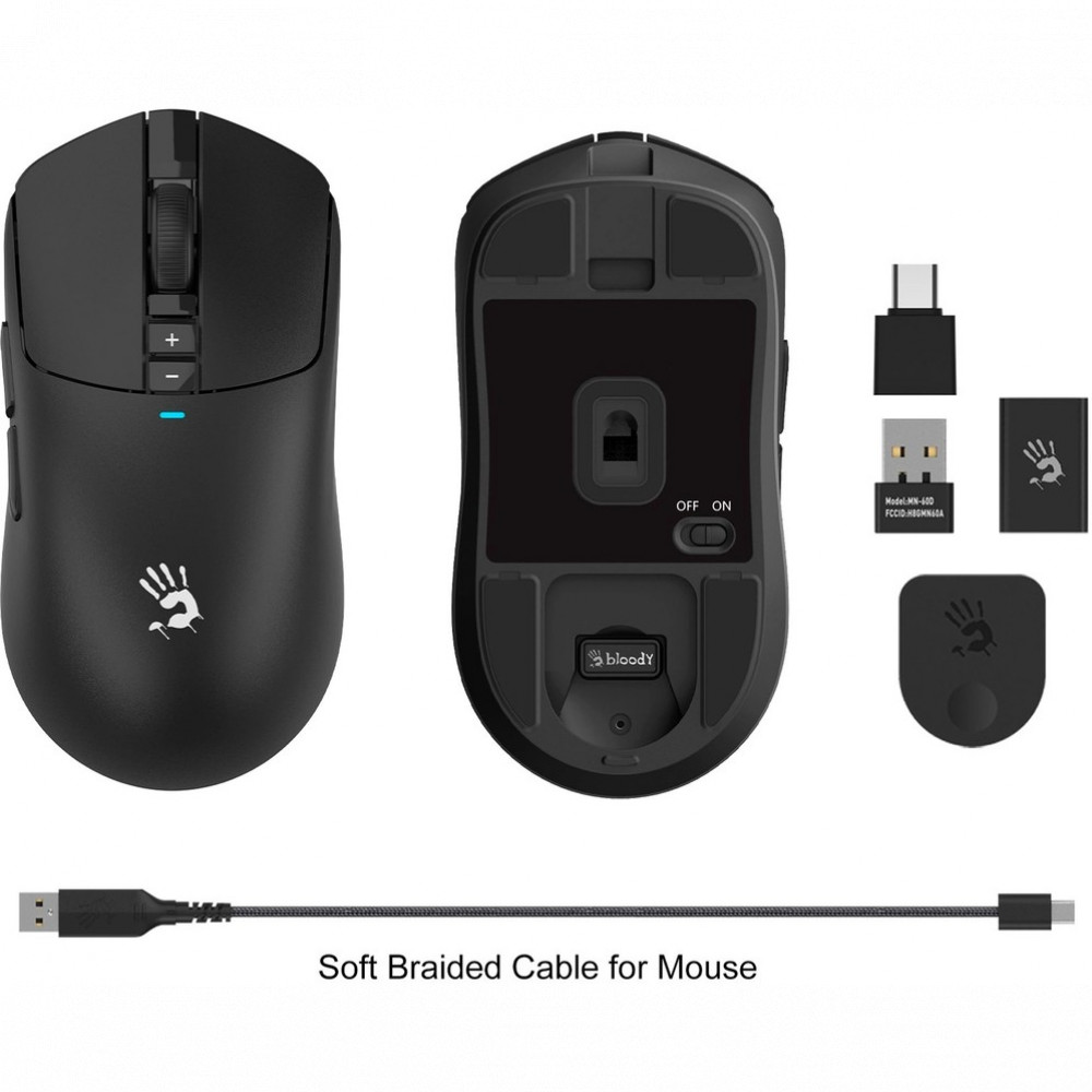 Мышь A4Tech Bloody R72 Ultra Черный R72 ULTRA Игровые, Беспроводная - миниатюра 10