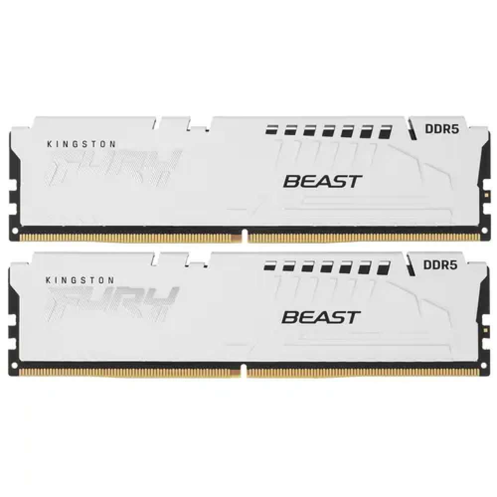 ОЗУ Kingston FURY Beast White KF556C40BWK4-128 DIMM, DDR5, 128 Гб (4 х 32 Гб), 5600 МГц - миниатюра 3