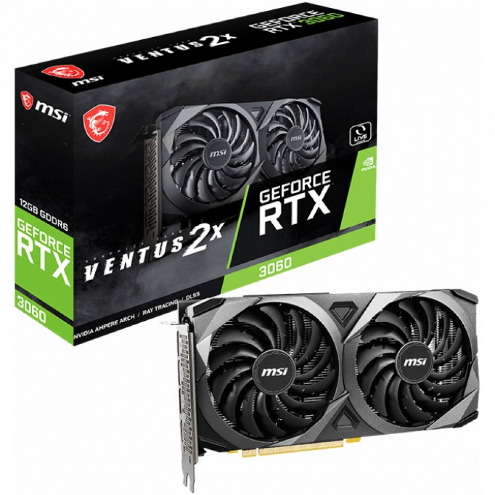 Видеокарта MSI GeForce RTX 3060 VENTUS 2X 12G 12 ГБ - миниатюра 5
