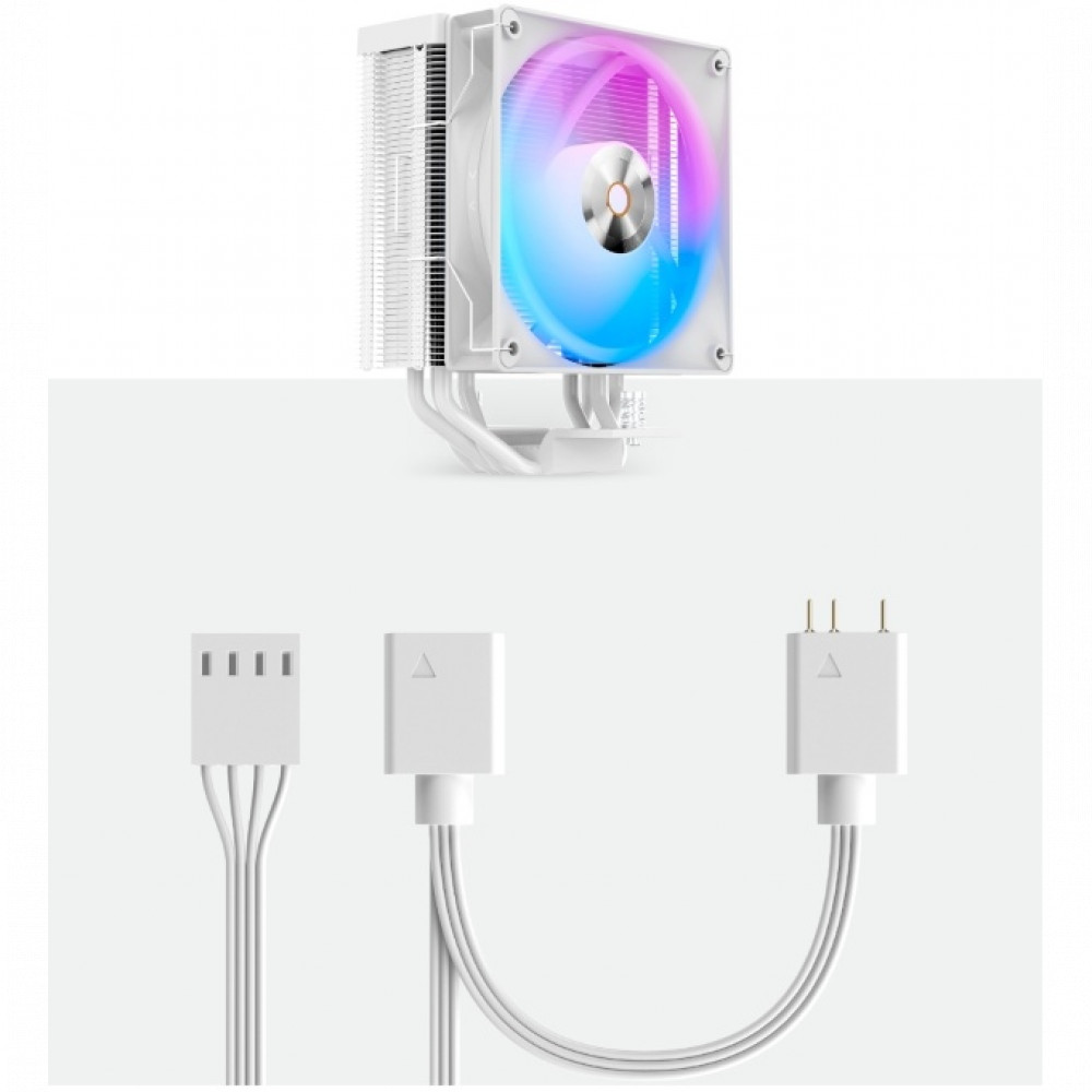 Система охлаждения Ocypus Delta A40 WH ARGB White Delta-A40-WH1NAWN00X-GL Для процессора - миниатюра 7