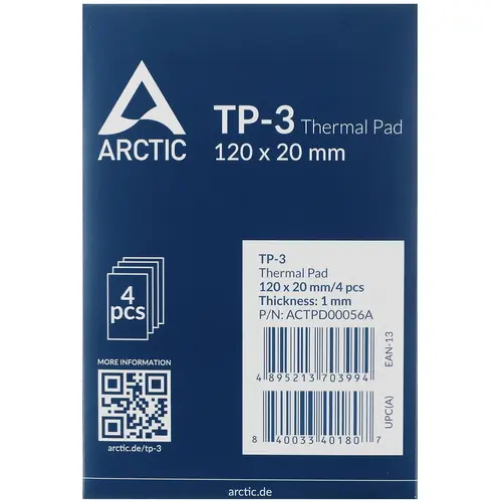 Система охлаждения ARCTIC Thermal Pad TP-3 ACTPD00056A Термопрокладка - миниатюра 6