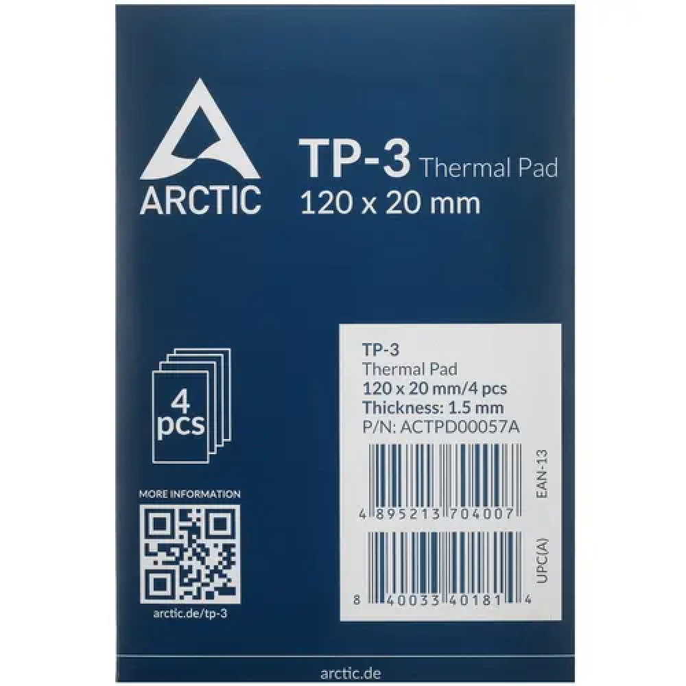 Система охлаждения ARCTIC Thermal Pad TP-3 ACTPD00057A Термопрокладка - миниатюра 6