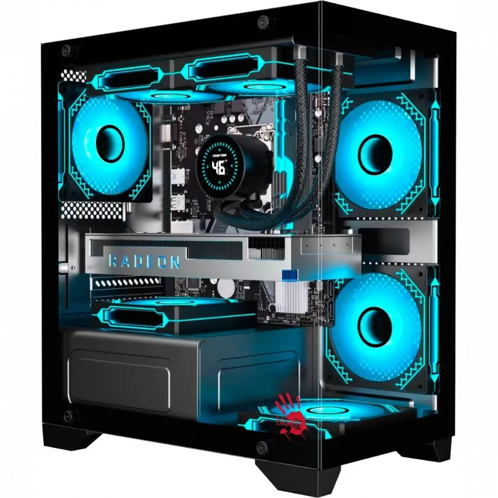 Корпус Bloody BD-CC103 Black BD-CC103-BK Mini-Tower - миниатюра 9
