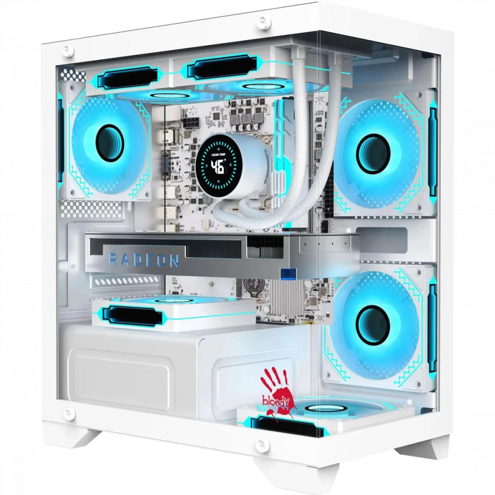Корпус Bloody BD-CC103-WH Mini-Tower - миниатюра 9