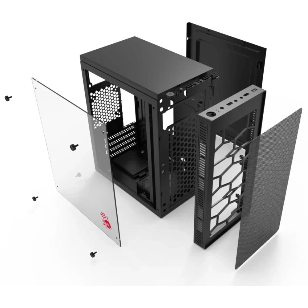 Корпус Bloody BD-CC101 Black BD-CC101-BK Mini-Tower - миниатюра 10
