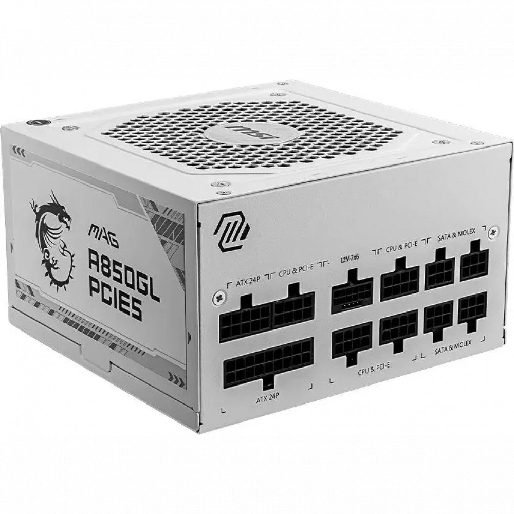Блок питания MSI MAG A850GL WH PCIE5, 850W 306-7ZP8A24-CE0 850 Вт - миниатюра 6