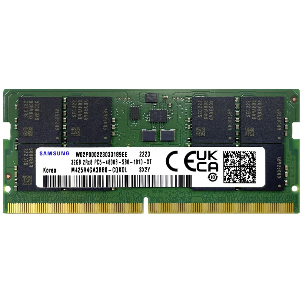 ОЗУ Samsung M425R4GA3BB0 M425R4GA3BB0-CQKOL SO-DIMM, DDR5, 32 Гб, 4800 МГц - миниатюра 2