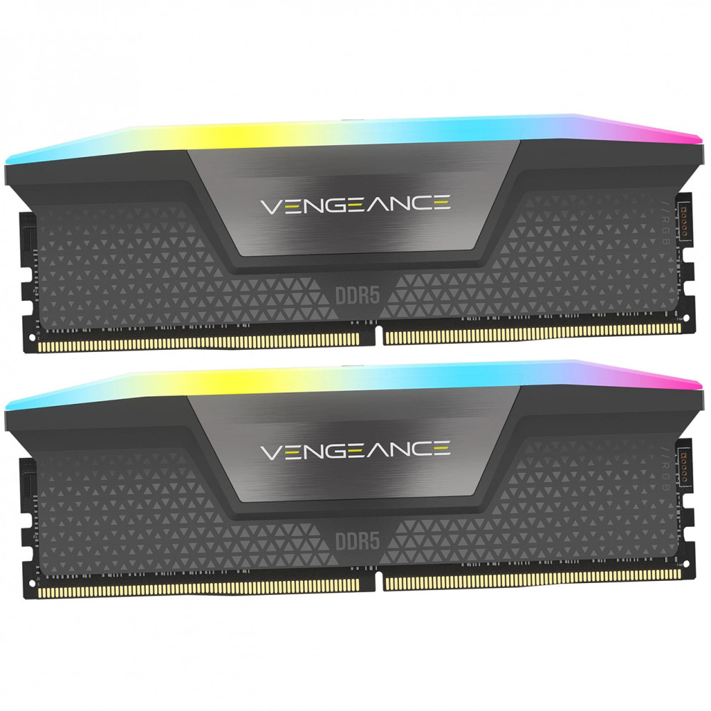 ОЗУ Corsair Vengeance RGB CMH32GX5M2E6000Z36 DIMM, DDR5, 32 Гб (2 х 16 Гб), 6000 МГц - миниатюра 2