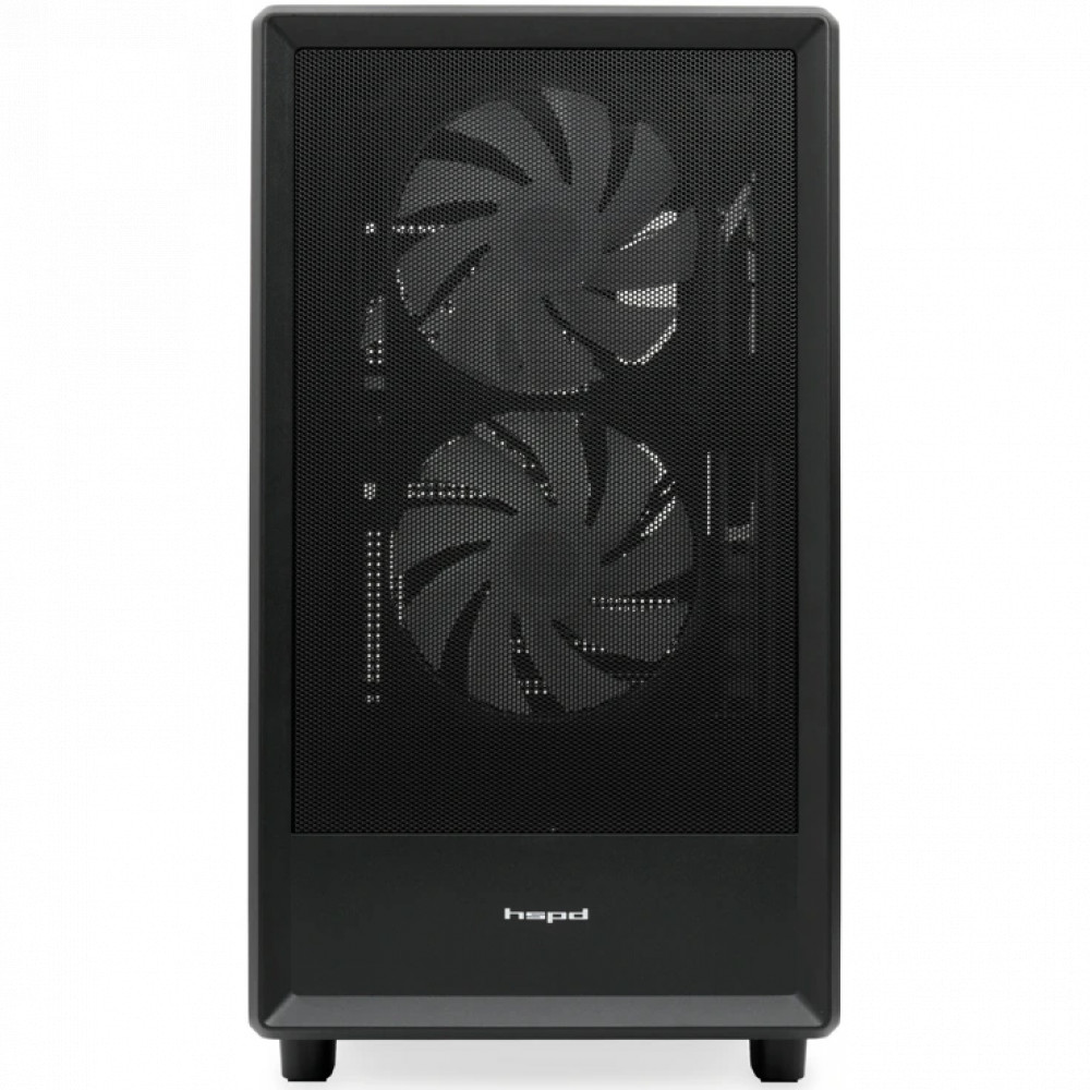 Корпус HSPD M310-TGBK-ARGB Mini-Tower - миниатюра 9