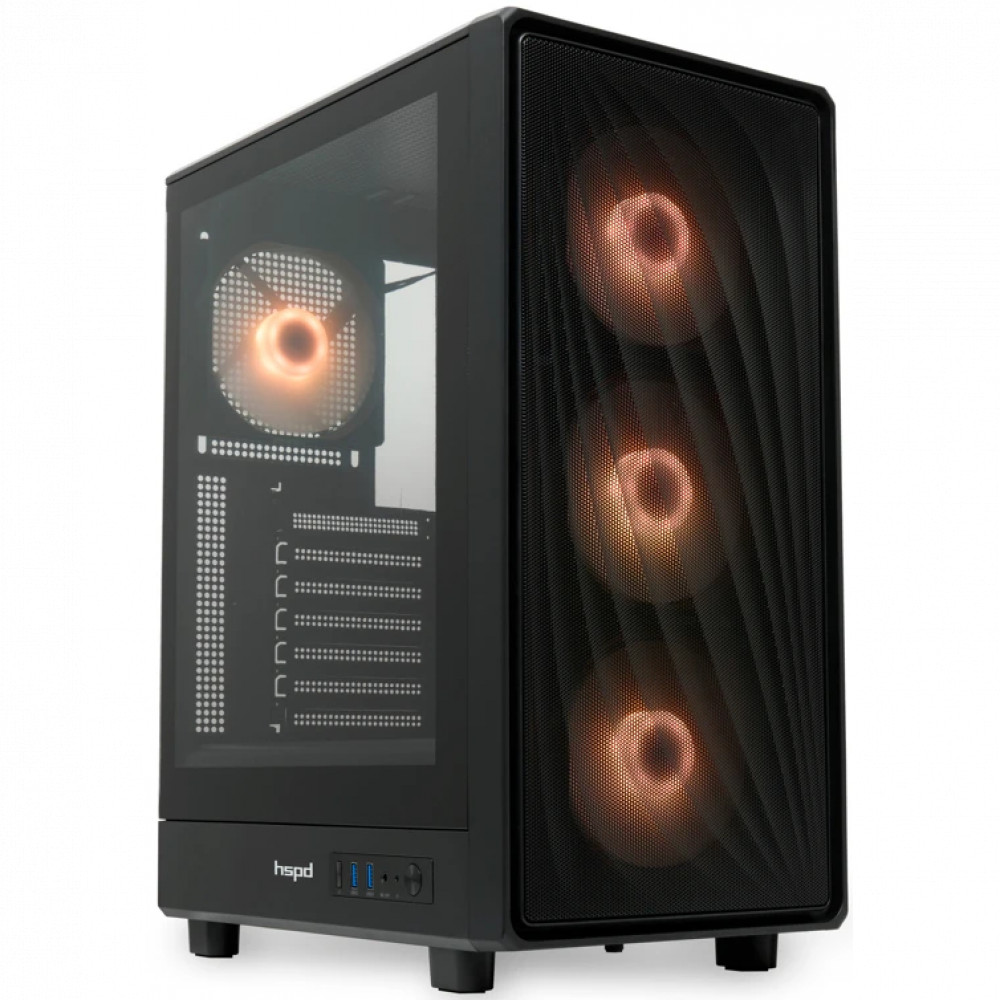 Корпус HSPD M510-TGBK-ARGB Mid-Tower - миниатюра 7