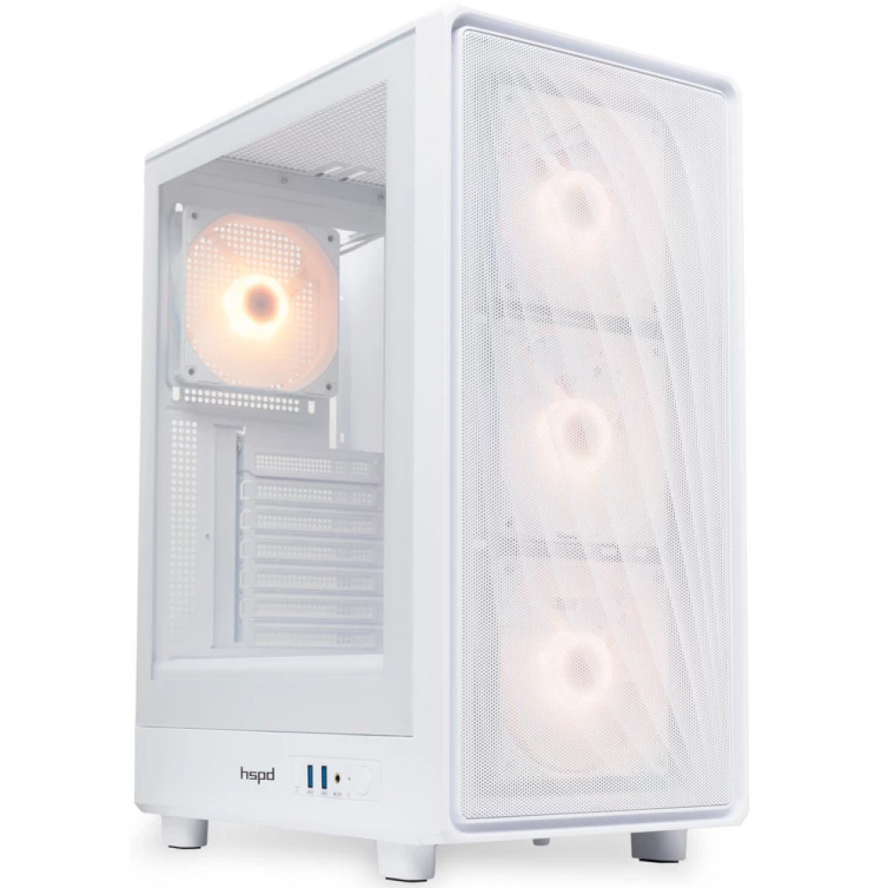 Корпус HSPD M510-TGWH-ARGB Mid-Tower - миниатюра 11