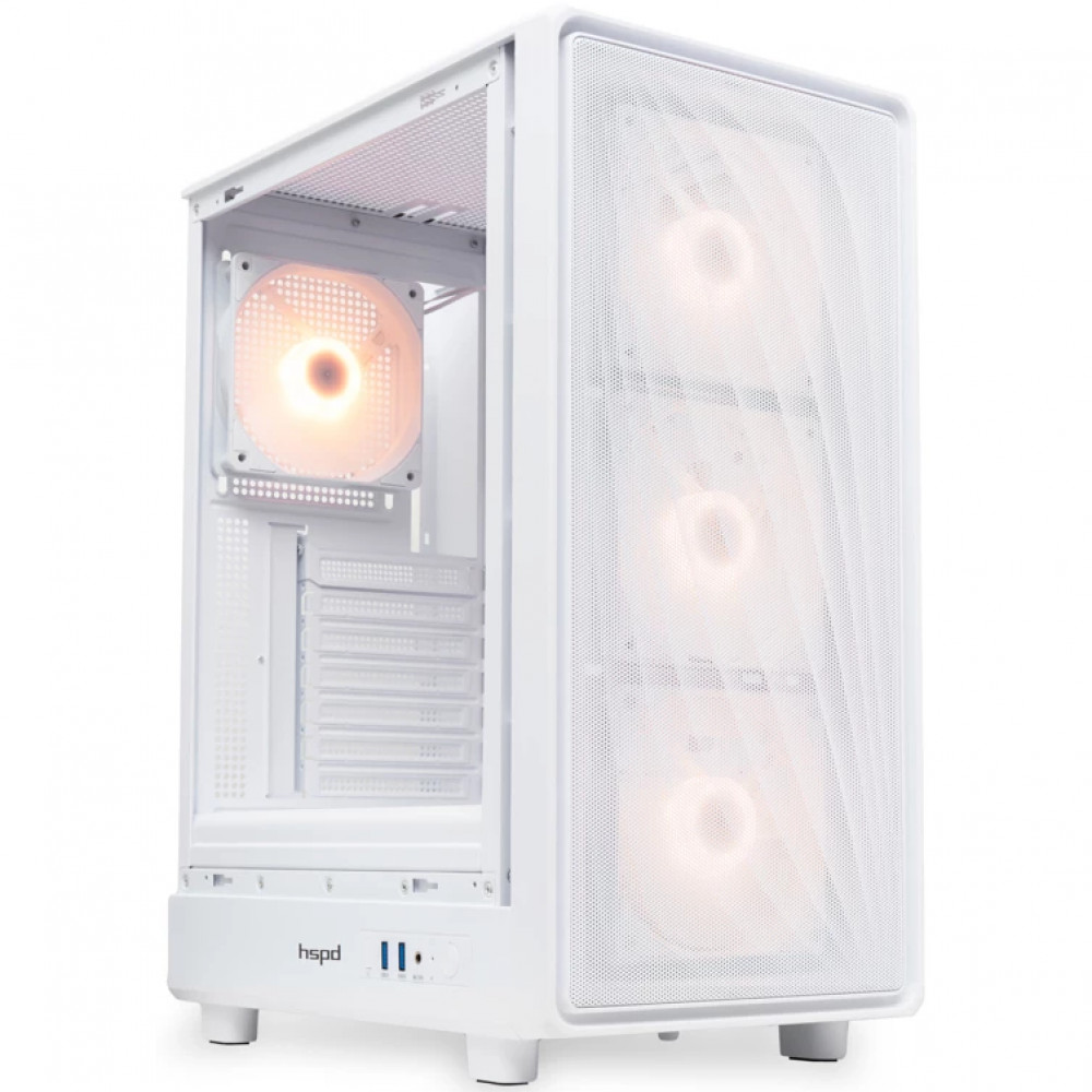 Корпус HSPD M510-TGWH-ARGB Mid-Tower - миниатюра 12