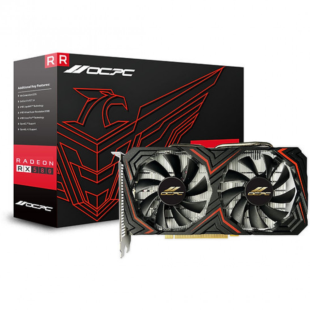 Видеокарта OCPC RX 580 8GB XE OCVARX580G8XE 8 ГБ - миниатюра 4