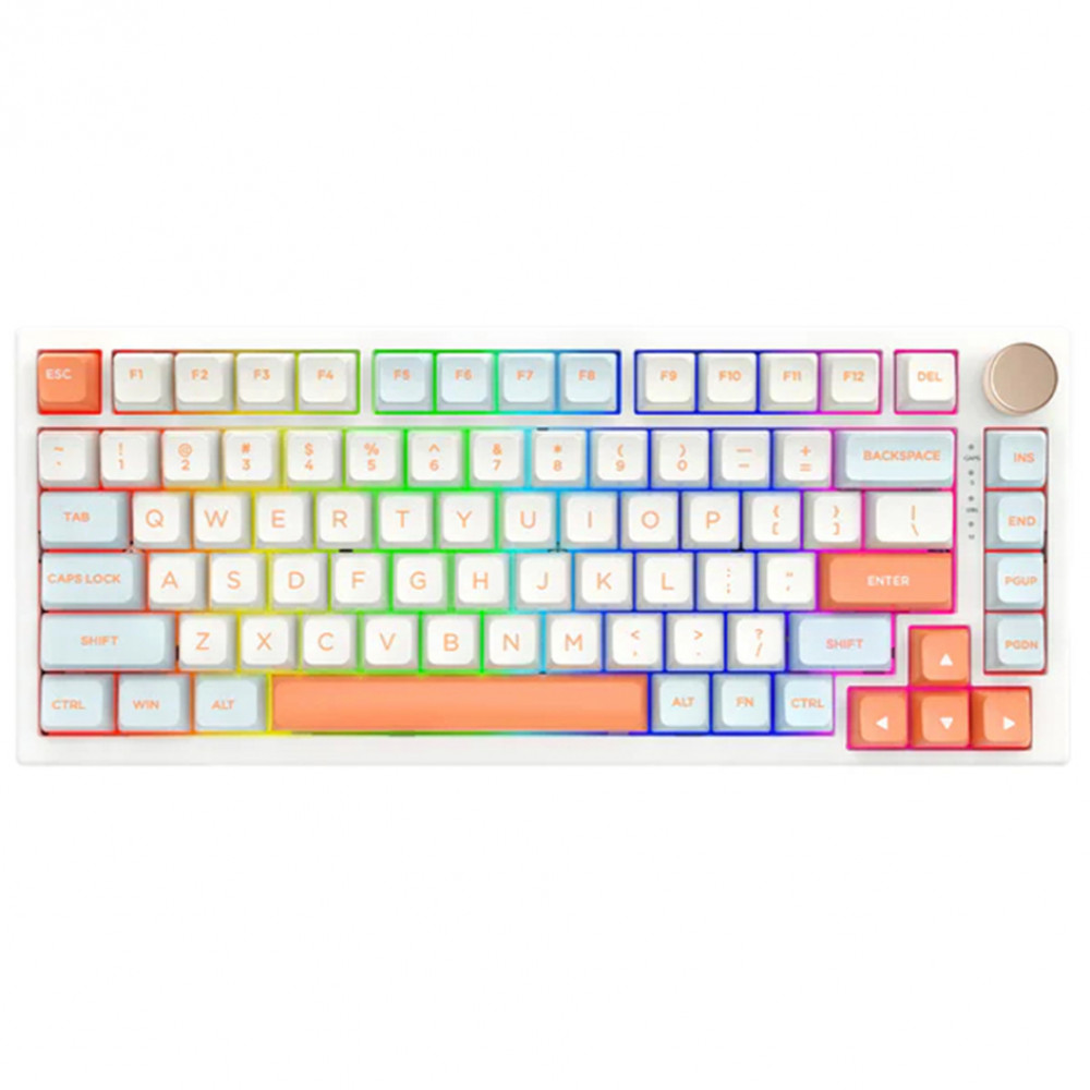 Клавиатура VGN N75RGB Jelly Orange Linear 30263 Проводная, USB - миниатюра 3