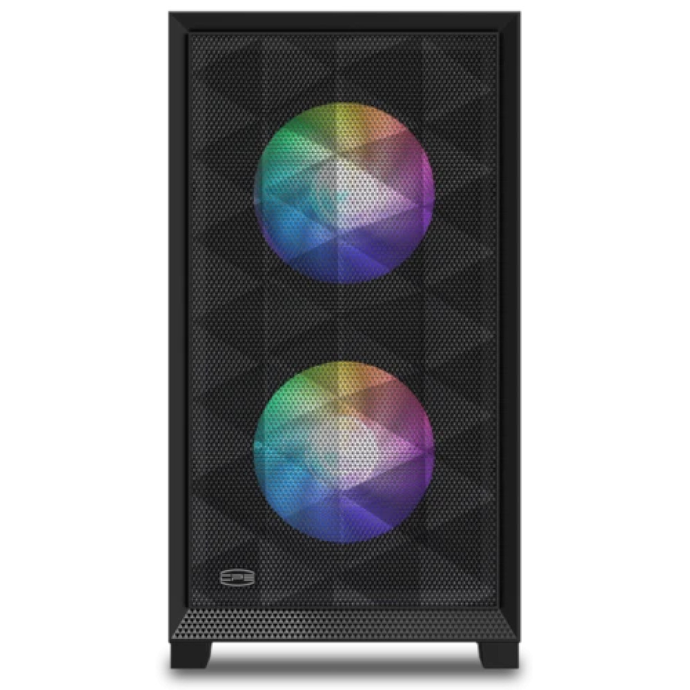 Корпус PCcooler C3D310 BK ARGB Black Mini-Tower - миниатюра 7