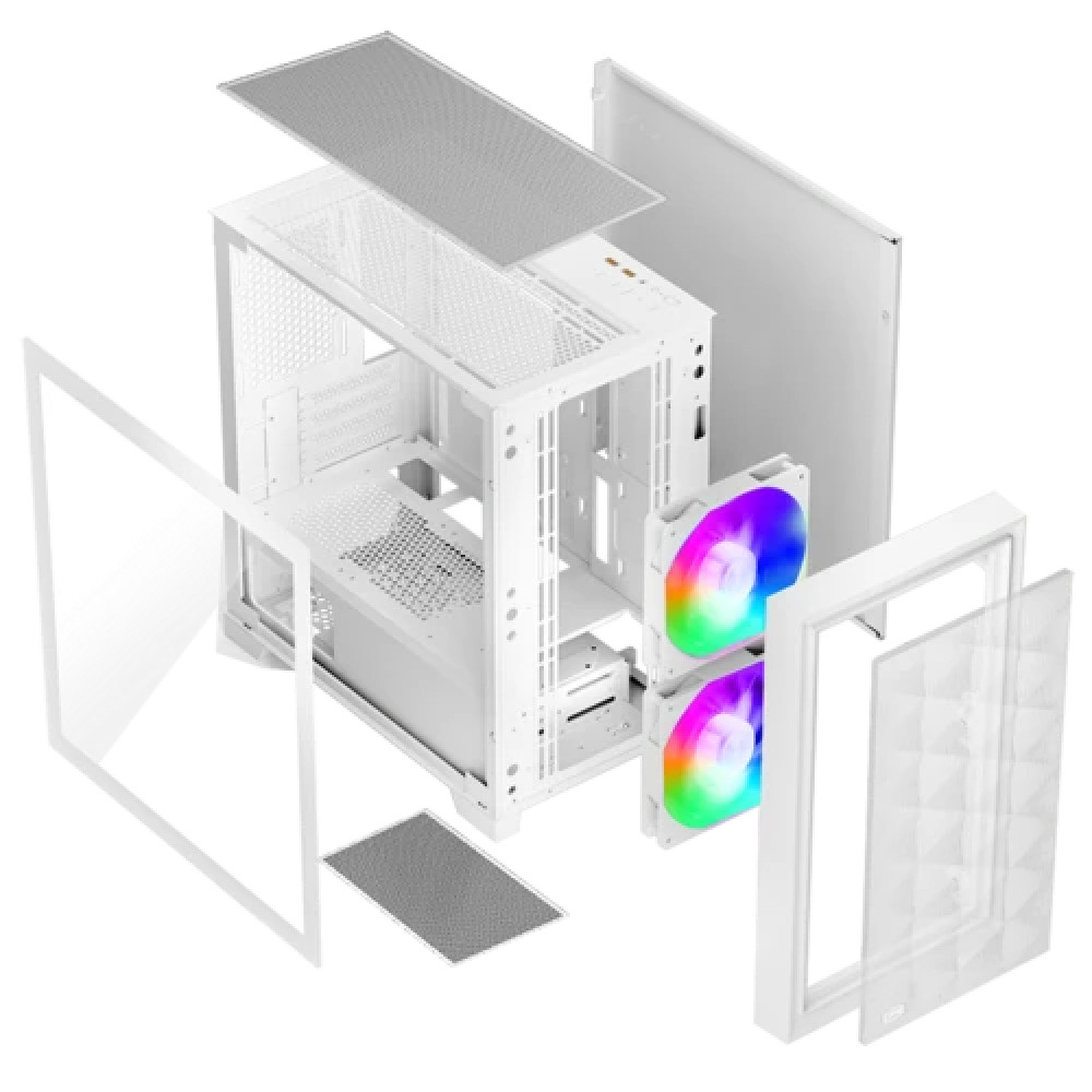 Корпус PCcooler C3D310 WH ARGB Mini-Tower - миниатюра 9