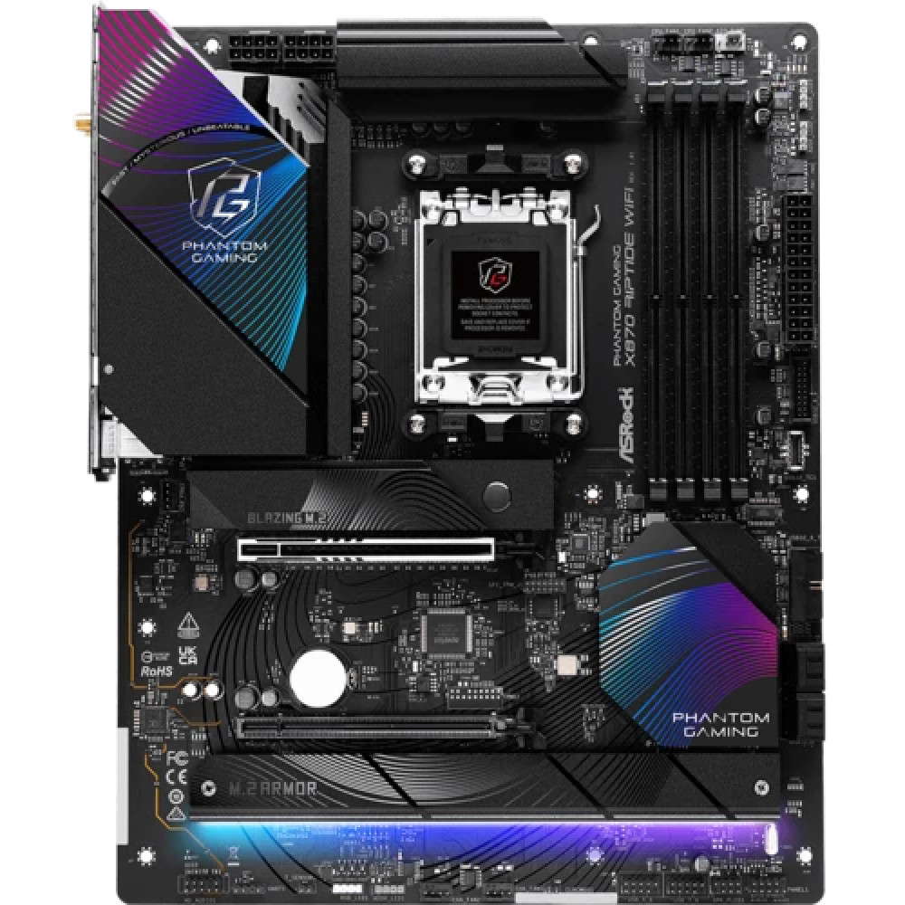 Материнская плата ASRock X870 RIPTIDE WIFI ATX, AMD AM5 - миниатюра 4