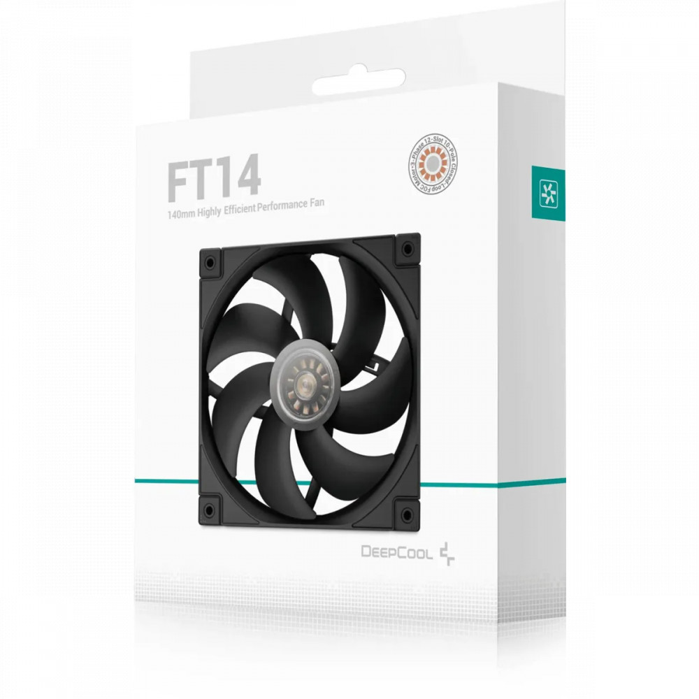Система охлаждения Deepcool FT14 140х140x25 черный R-FT14-BKWPN1-G Для системного блока - миниатюра 8