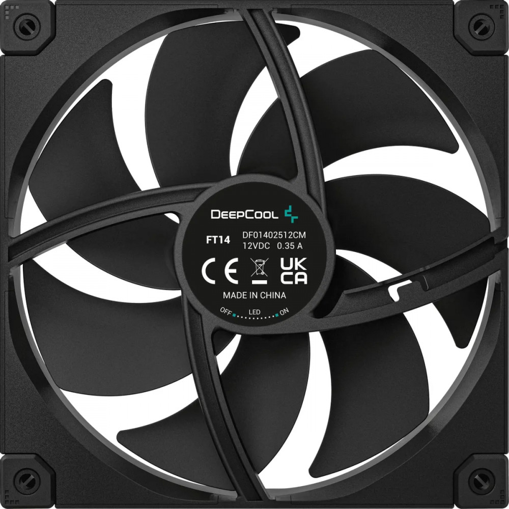 Система охлаждения Deepcool FT14 140х140x25 черный R-FT14-BKWPN1-G Для системного блока - миниатюра 6