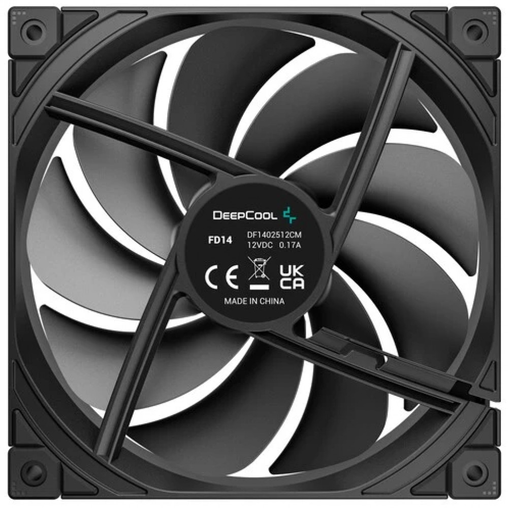 Система охлаждения Deepcool FD14 140х140x25 черный R-FD14-BKNPN1-G Для системного блока - миниатюра 5