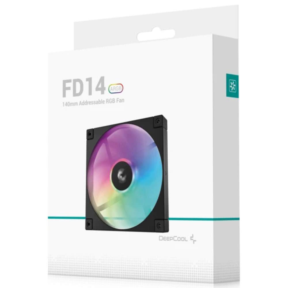 Система охлаждения Deepcool FD14 ARGB 140х140x25 черный R-FD14-BKAPN1-G Для системного блока - миниатюра 10