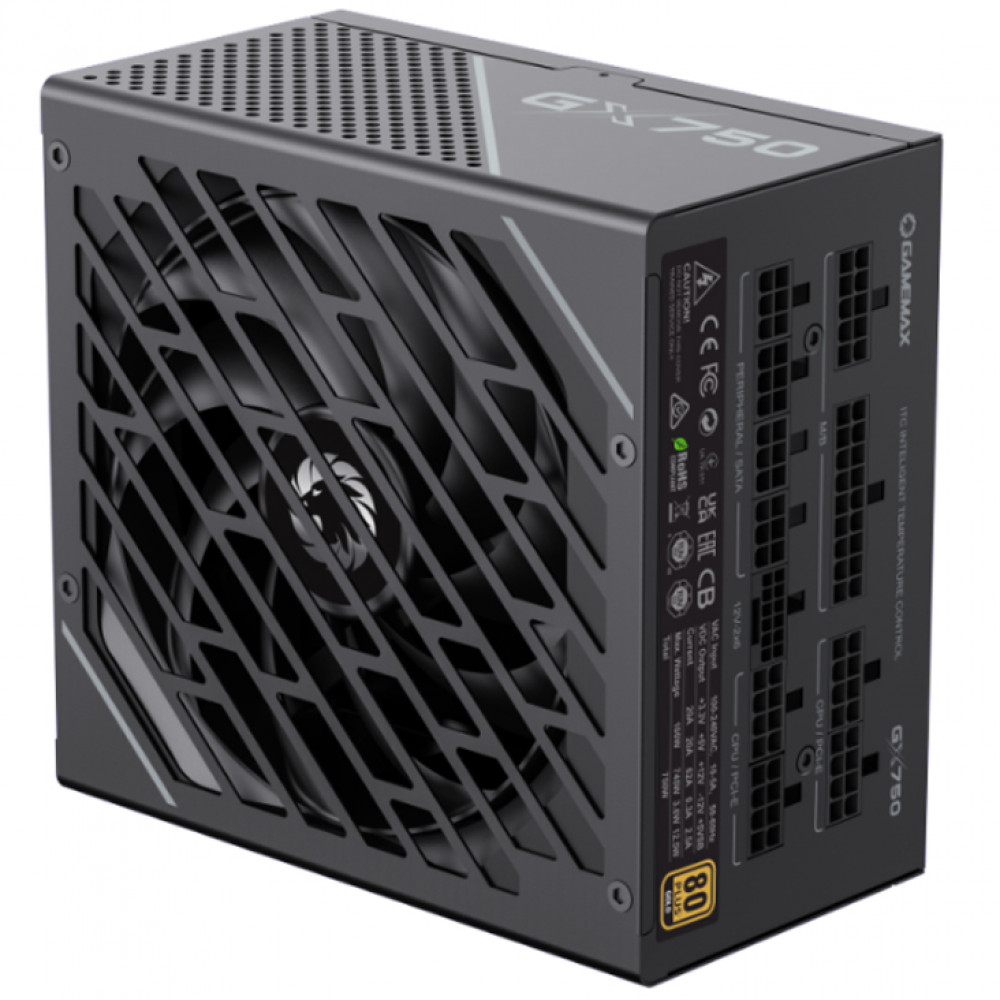 Блок питания GameMax GX-750 PRO BK 214607500022 750 Вт, 80+ Bronze - миниатюра 4