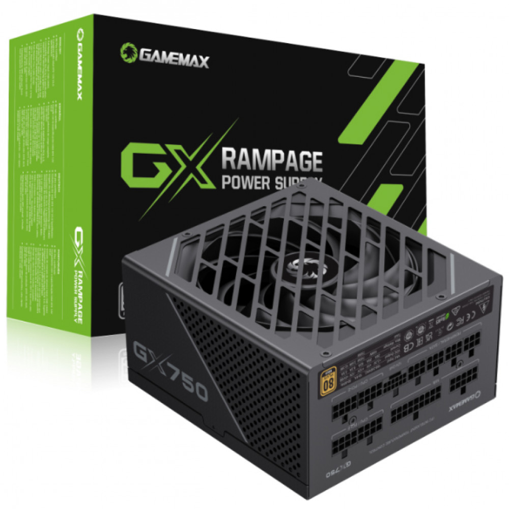 Блок питания GameMax GX-750 PRO BK 214607500022 750 Вт, 80+ Bronze - миниатюра 6