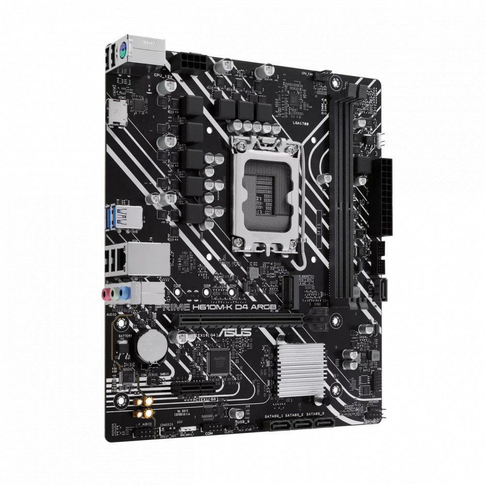 Материнская плата Asus PRIME H610M-K D4 ARGB Micro-ATX, LGA 1700 - миниатюра 6